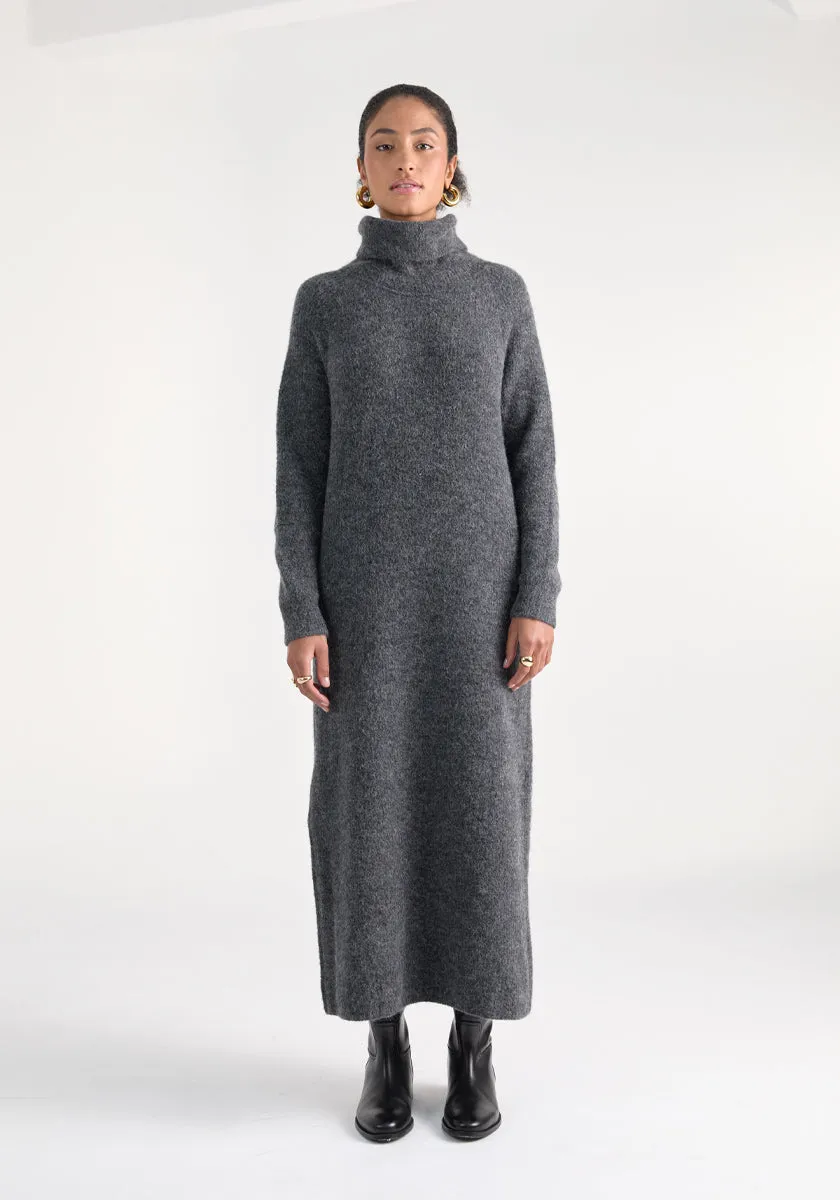 Robe maille SHELA Anthracite