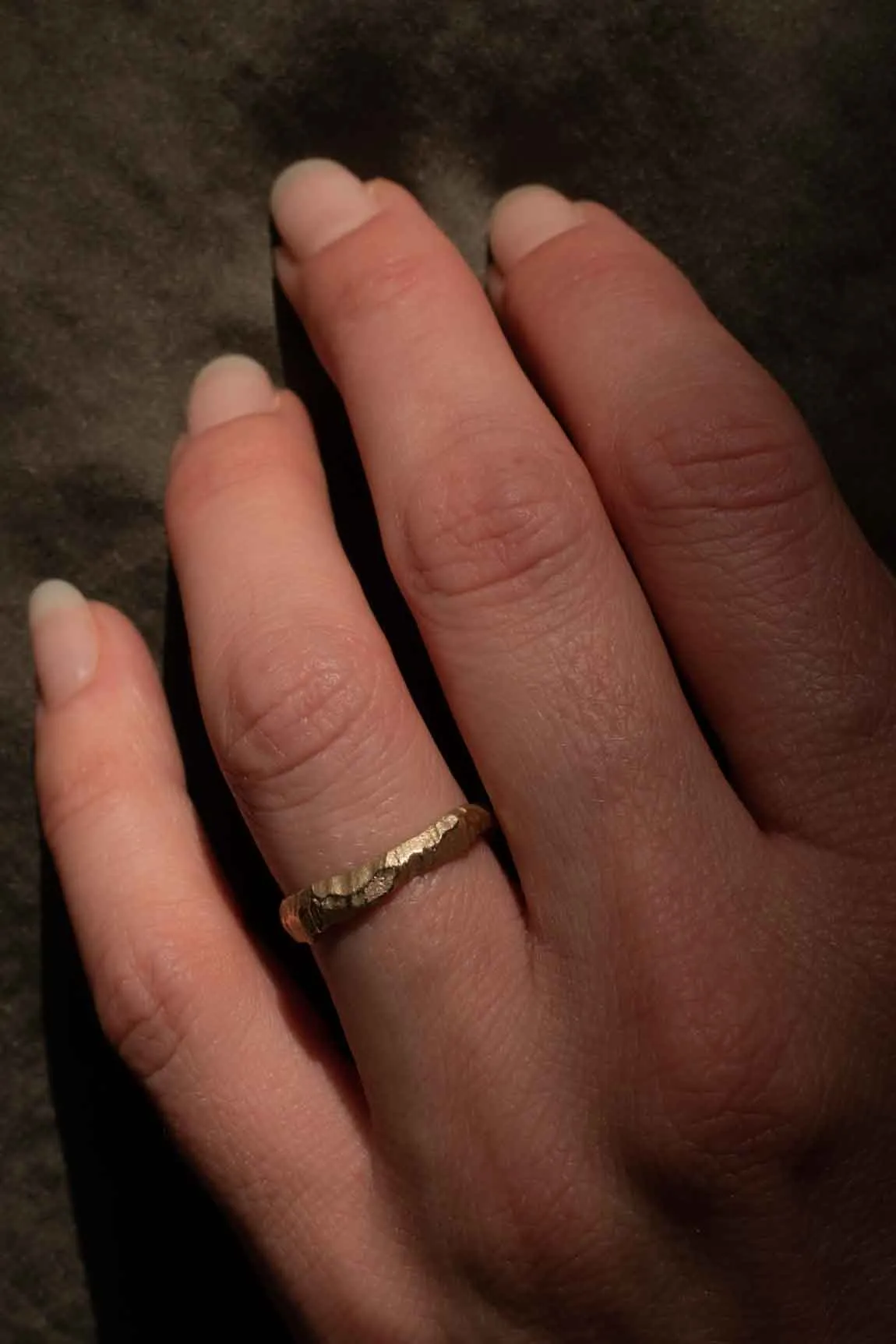 Rock ring Wave 4mm S - Style N°24