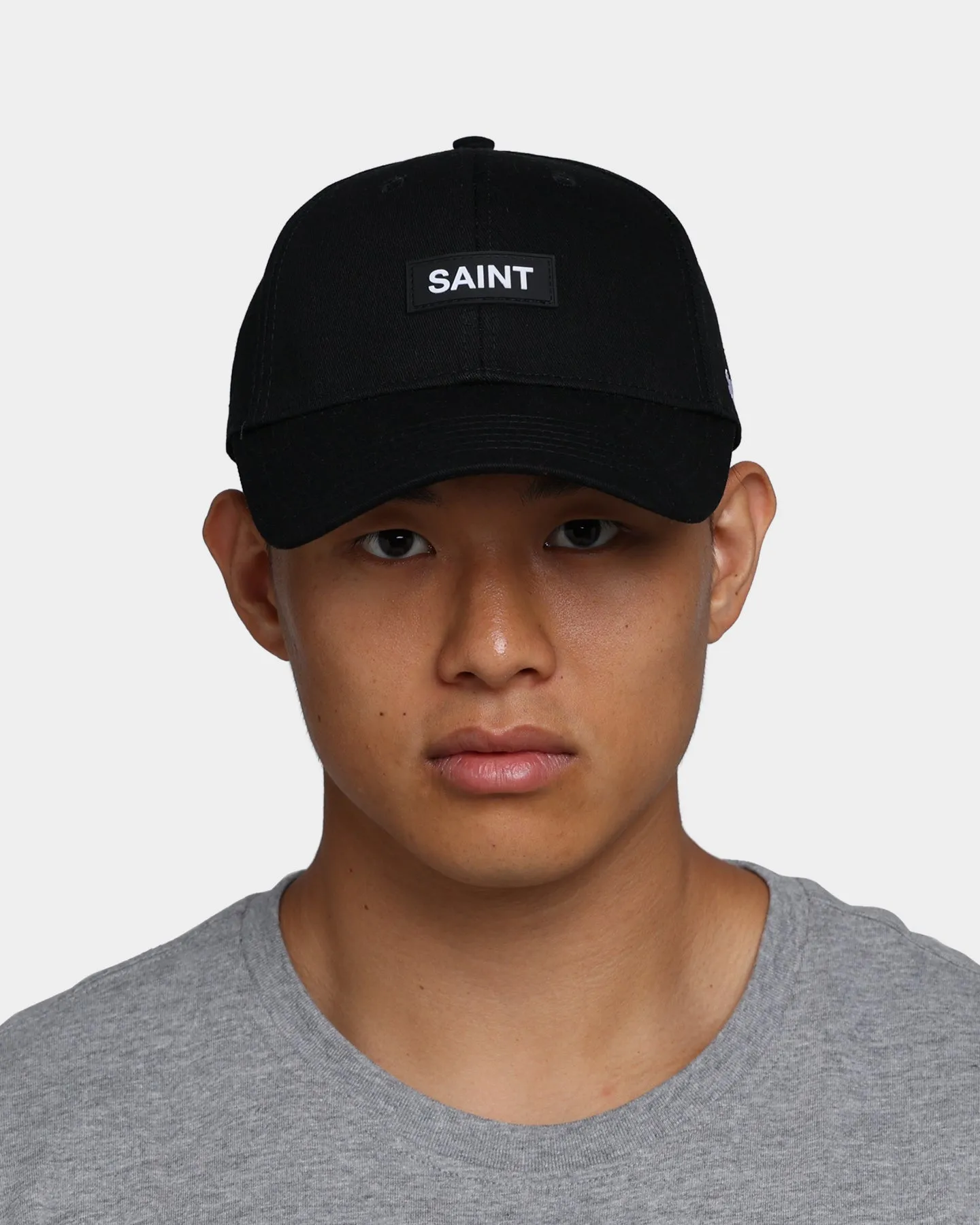 Saint Morta Mini Logo Strapback White