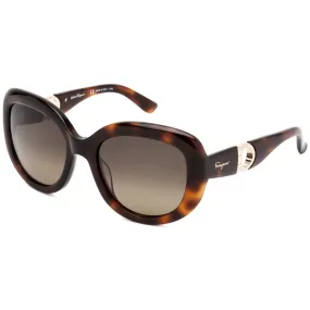 Salvatore Ferragamo SF727S Sunglasses Tortoise / Brown Gradient