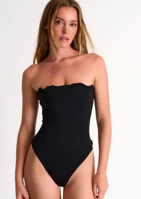 Shan Billy Bandeau Fullpiece - Caviar