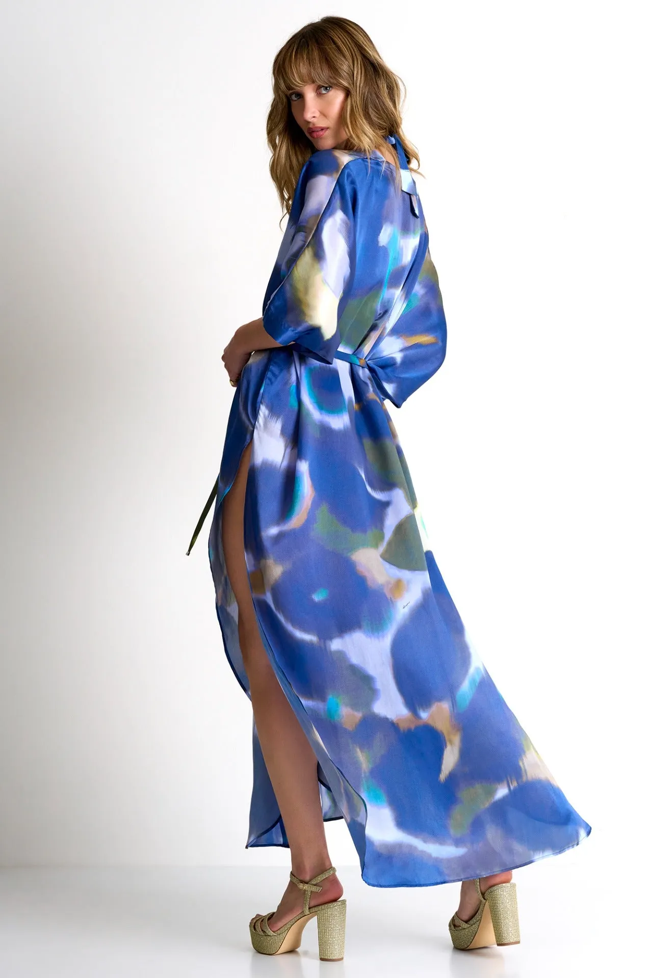 Shan Soie Kaftan - Iris