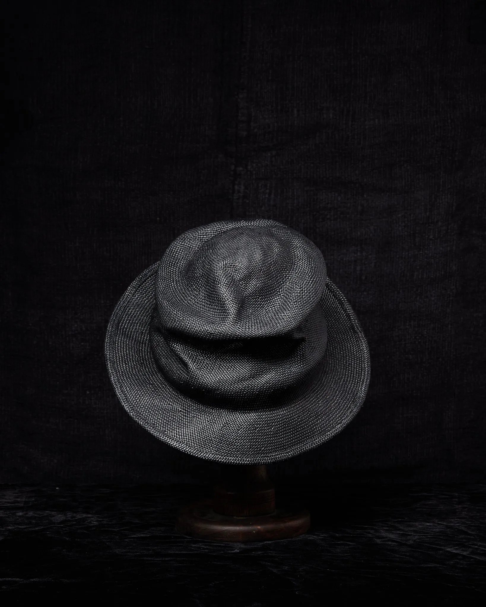 Sisal Straw Hat - Black