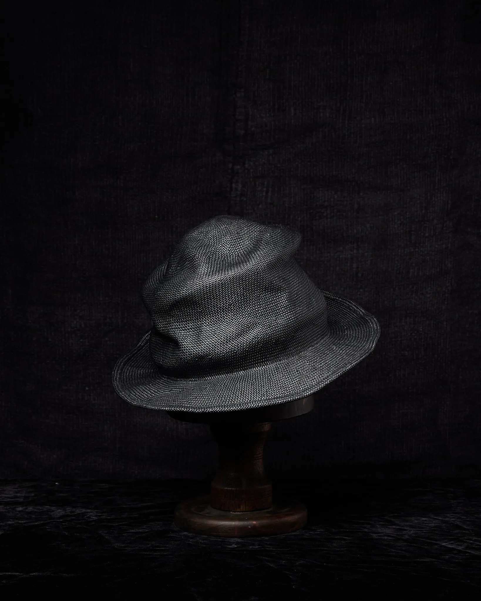 Sisal Straw Hat - Black