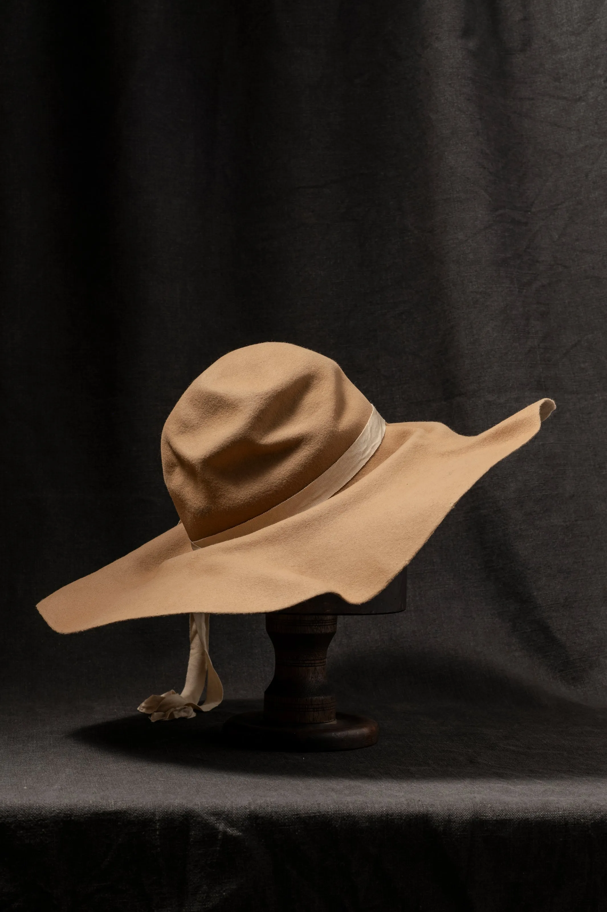 SS24 LE No. 02 Rabbit Fur Felt Hat - Sand EB
