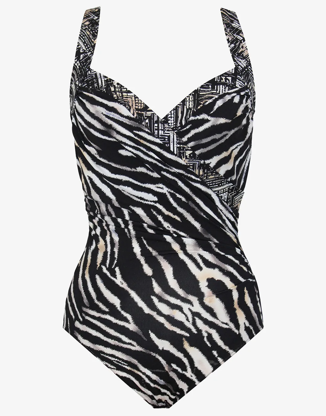 Tigre Sombre Sanibel Swimsuit - Black and White