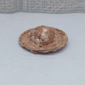 Tiny Straw Hat for Ceramic Figurines, Hat Ornaments.