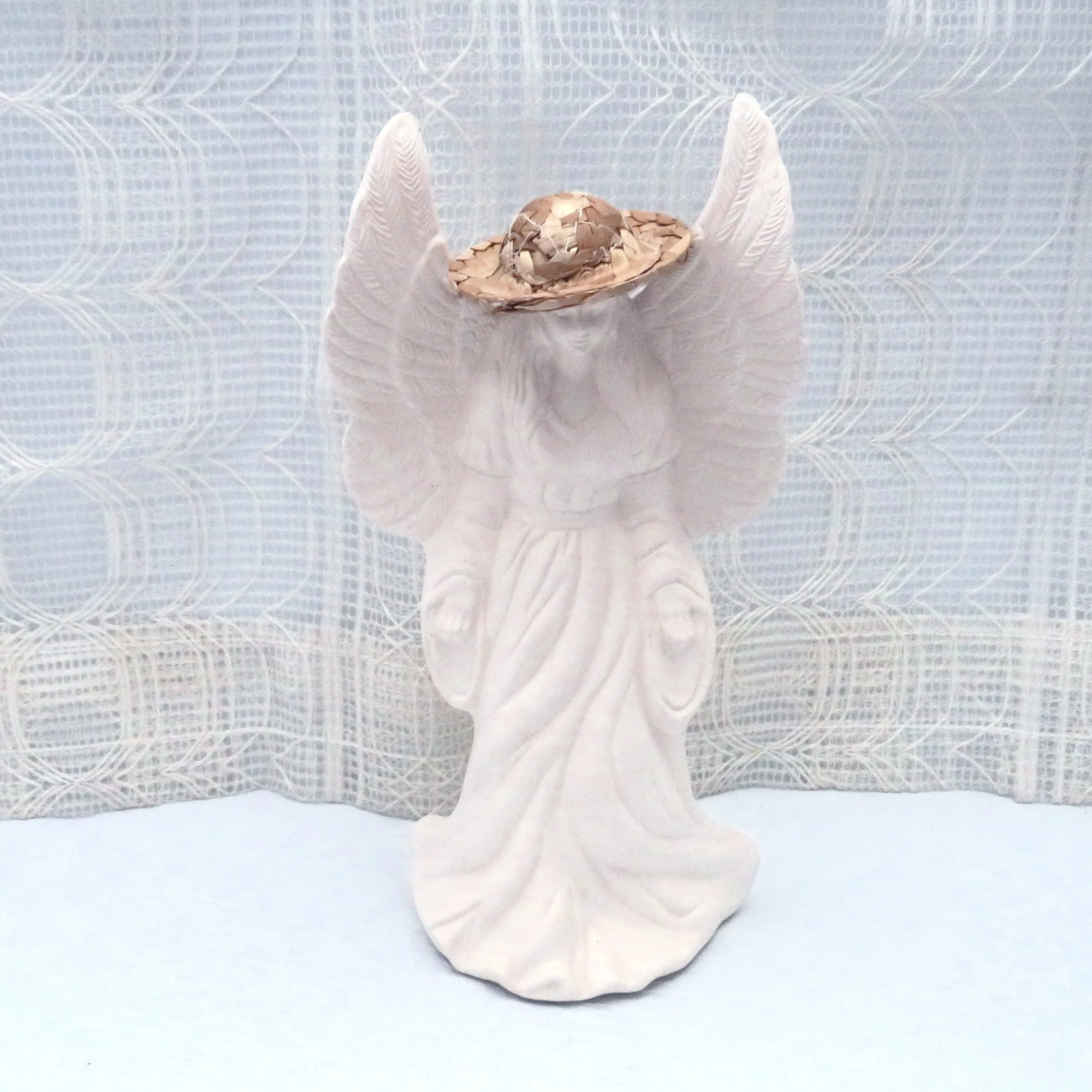 Tiny Straw Hat for Ceramic Figurines, Hat Ornaments.