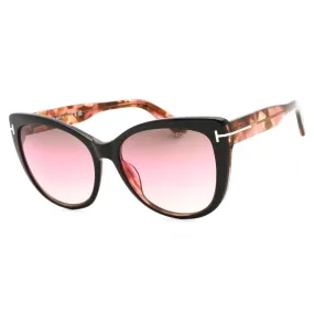 Tom Ford FT0937 Sunglasses black/other / gradient brown