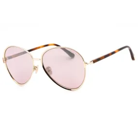 Tom Ford FT1028 Sunglasses Gold / Gradient or Mirror Violet