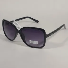 Tommy Hilfiger Ginny Butterfly Sunglasses Shiny Black Frame Smoke Gradient Lens GINNY WP OL492