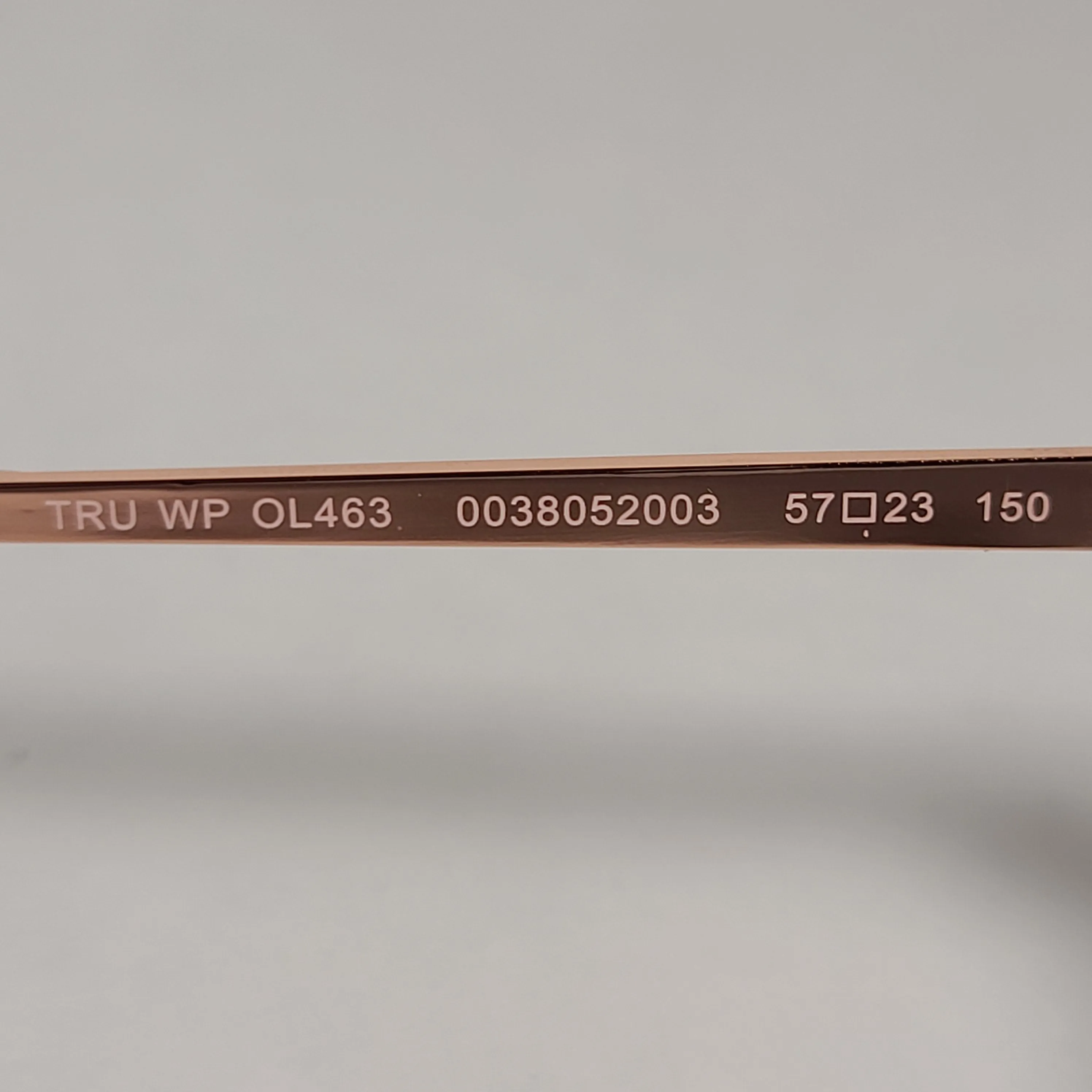 Tommy Hilfiger Tru Round Cateye Sunglasses Black Rose Gold Smoke Gradient Lens TRU WP OL463