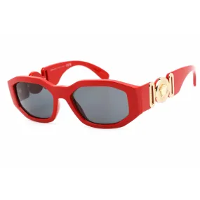 Versace Women's Sunglasses - Red Plastic Geometric Frame Grey Lens | VE4361 533087