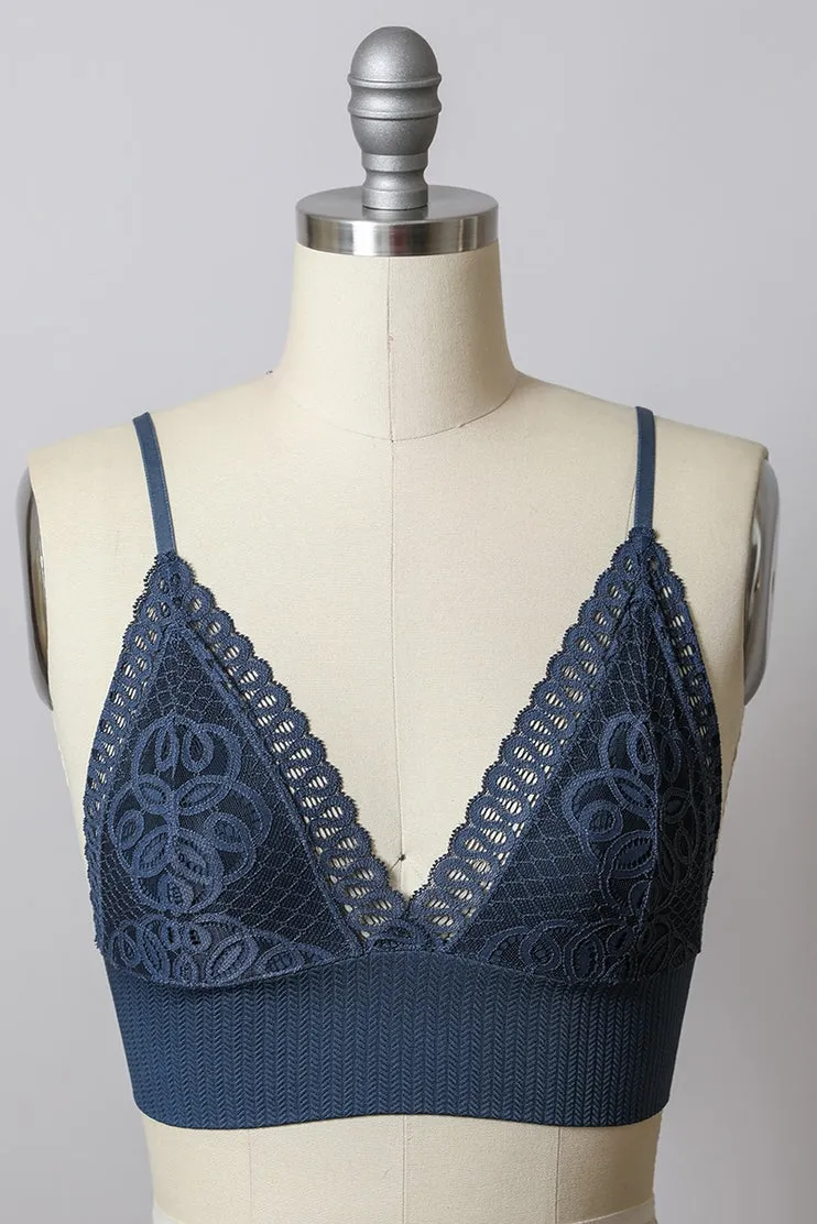 Waistband Loop Lace Seamless Brami by LETO✨ in 7 Color Choices