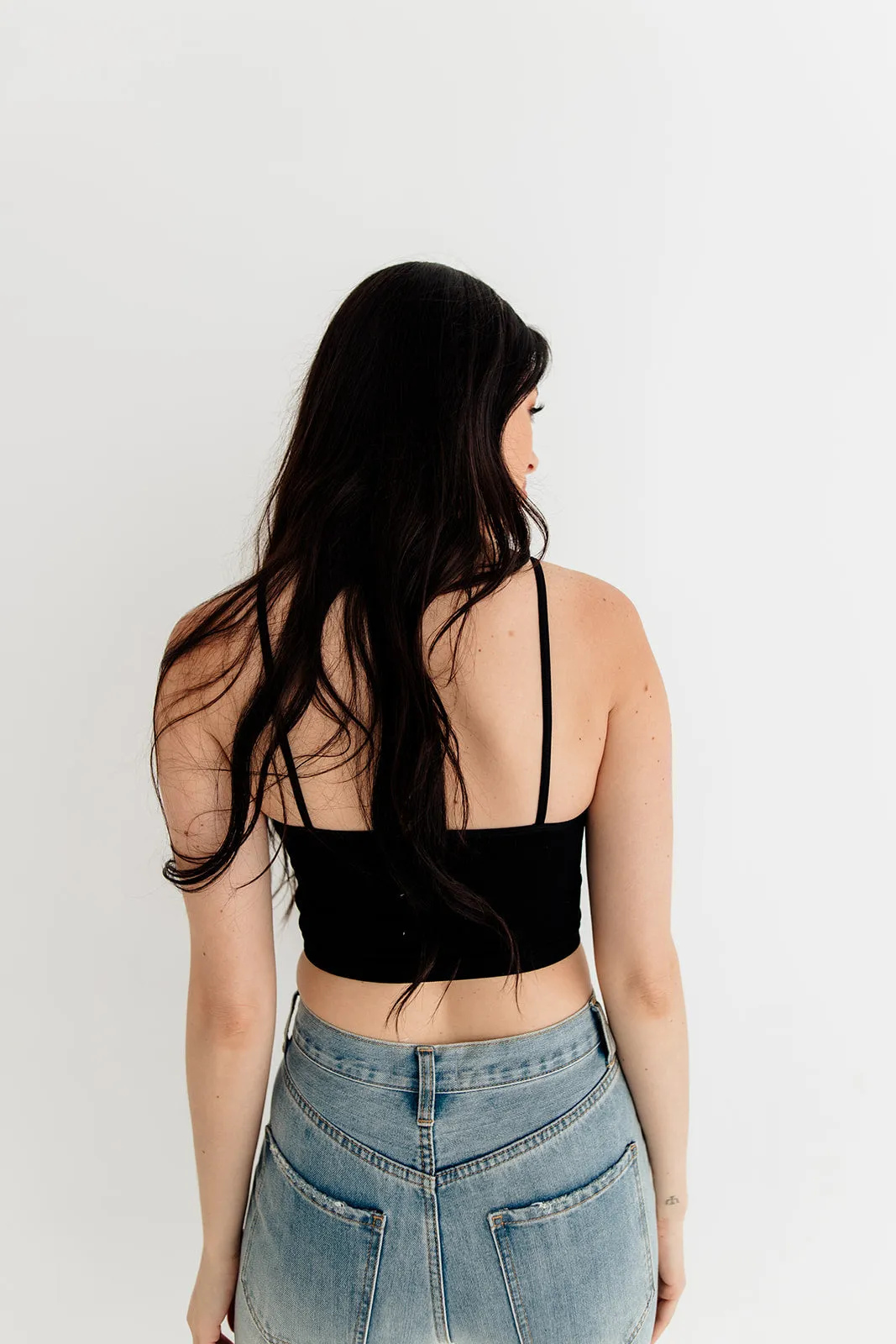 Weekend Stay Seamless Brami - Black