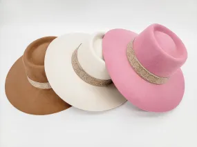 Wool Hat with Detailed Band - Variety